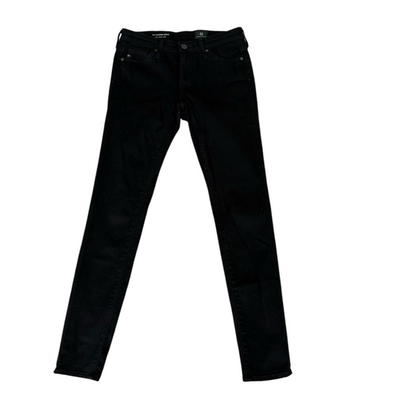 AG Adriano Goldschmied Dark Black Jeans Cropped Jeans Size 25R - Picture 10 of 10
